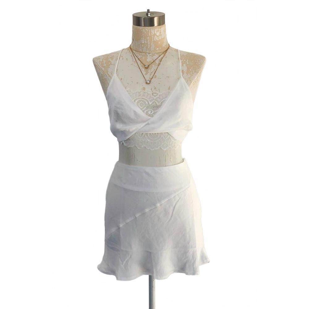 NEW CELLECCI summer in paris dress set in white